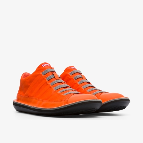 Camper Beetle Mens Ankle Boots US-01086 Orange Sale